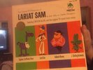 Rare LARIAT SAM LP & 45 w 2 Pic Sleeves Cartoon Shown on 'Captain Kangaroo' TV