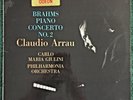 CLAUDIO ARRAU  COLUMBIA SAX 2466  50's UK LP BRAHMS PIANO CONCERTO NO.2 GIULINI