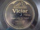 Nigger Loves his Possum Collins and Harlan /Turkey in de Straw Victor 17256 VG+