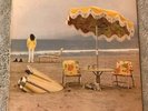 Neil Young on the beach orig 74' LP VG+ DANKO & HELM