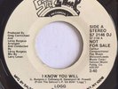 Modern Soul Disco Boogie 45 LOGG I Know You Will SALSOUL promo mp3 EX
