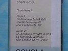 MK  Hörkassette Französisch Rundfunkkurs 12.-13. Sendung Schola 070163