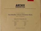 RARE ARCHIV STEREO, BACH, CELLO SUITES 3 & 4 BWV 1009 & 1010, PIERRE FOURNIER EX
