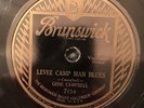 Bruns 7054 FILE COPY  Gene Campbell LEVEE CAMP MAN E+ BLUES 78 rpm 1930