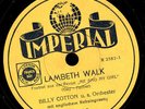 BILLY COTTON ORCH. Lambeth walk / Me and my girl     Schellackplatte       S7093