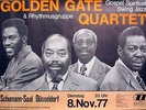 GOLDEN GATE QUARTET - 1977 - Konzertplakat - Concert - Tourposter - Düsseldorf