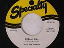 JESSE & MARVIN: Dream Girl / Daddy Loves Baby 45 Blues & R&B