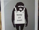 Dj Dm Banksy Limited Edition Keep It Real Laugh Now Record LP Silver Version