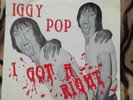 Iggy Pop I Got A Right/Gimme Some Skin The Stooges USA  RARE 1st Pressing