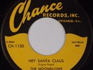 THE MOONGLOWS: Hey Santa Claus / Just a Lonely Christmas DOO WOP R&B 45