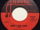 R&B NEW BREED Rudy Lewis BABY I DIG LOVE Atlantic 45 rare killer soul dancer