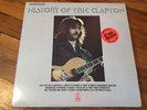 HISTORY OF ERIC CLAPTON atco records 2-803  WHITE LABEL MONO PROMO LP
