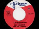 GREAT NEW YORK SOUL-LEE WILLIAMS/CYMBALS-CARNIVAL-521-I LOVE YOU MORE/I'LL BE..