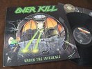 LP Overkill Under the Influence +OIS with Lyrics Germany 1988 | M- to EX