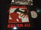 METALLICA - KILL 'EM ALL LP 1983 + OIS RARE PRIVATE METAL/EXODUS/SLAYER/ANTHRAX