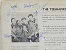 Teenagers Featuring Frankie Lyman-Vinyl LP-Signed by Group-Gee Doo Wop-CLBL