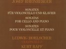 2lp mps ludwig hoelscher rapf/rheinberger sonatas ex+/nm