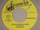 ALTON ELLIS - YOU ARE THE ONE TO BLAME (TREASURE ISLE) 1965