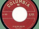 RAVENS I'm So Crazy for Love / My Baby's Gone 45rpm Columbia 1950 machine-stamp