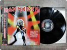 IRON MAIDEN Heavy Meatal Army Maiden Japan Live EMS41004 OBI LP Gn5026