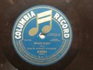 78 RPM George O'Connor  COLUMBIA A2064 N-Word Blues / Al Jolson  E-