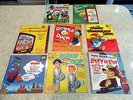 8 Different Cartoon TV and Movie Child Records 6 Golden Disney Hanna Barbera  ++