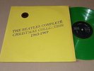 THE BEATLES -  COMPLETE CHRISTMAS COLLECTION 1963-1969 *GREEN VINYL* TMOQ LP EX