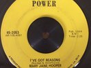 FUNK NORTHERN SOUL CROSSOVER MARY JANE HOOPER I've Got Reasons POWER 45 HEAR