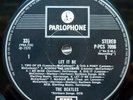 BEATLES Let It Be Parlophone UK Export LP PPCS 7096