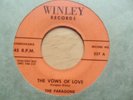 Original 1950s Doo Wop 45 Record  - The Paragons - Winley