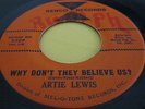 Rare Oldies Teen Bopper 45: Artie Lewis on Kenco 5009 - Alone All Alone