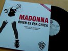 Madonna-Whos that girl- Mexico LP PROMO RADIO unique cover WEA