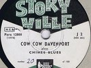 78 Rpm COW COW DAVENPORT Chimes Blues Danish 1950s Storyville #20 of 100