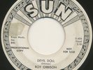 ROY ORBISON on Sun [353] —DEVIL DOLL— rockabilly 45 | WHITE LABEL PROMO | LISTEN