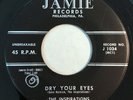 * INSPIRATIONS Dry Your Eyes/Good By 1956 PHILADELPHIA R&B DOO WOP Jamie 45 HEAR