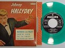 JOHNNY HALLYDAY Retiens la nuit Philips 432 739 BE Spain 1962 EP 45RPM Vert Geen