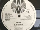 Black Sabbath Paranoid Big Bear 1970 1st UK PRESS  Swirl Vinyl 1Y 2Y vinyl Nr EX