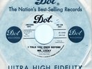 MR. LUCKY & THE GAMBLERS 45 rpm record TAKE A LOOK AT ME & I TOLD YOU..(Promo)