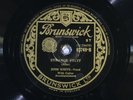 78 RPM -- Josh White, Brunswick 03749  Strange Fruit / House Risin' Sun, E Blues