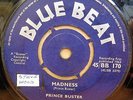 PRINCE BUSTER MADNESS / TOOTHACHE OG UK BLUE BEAT RECORDS 7