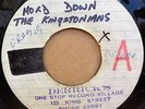 KINGSTONIANS / BARRY YORK -HOLD DOWN /WHO WILL SHE BE  OG JA BLANK 7