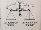 FOUR UM Just Us '72 Libra LP  PRIVATE PRESS LOUNGE BREEZY SCAT JAZZ FUNK MONSTER