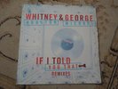 Whitney Houston & George Michael If I Told You That RARE Promo 12