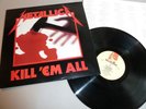 METALLICA - KILL EM ALL - MUSIC FOR NATIONS MFN 7- LYRICS INSERT-TOP