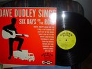 RARE-DAVE DUDLEY SINGS-Six Days on the Road-1st press-Golden Ring LPGR-110-M-/M-