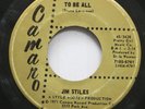 Hear  Northern Soul Blue Eyed Style Wooten 45 Jim Stiles - To Be All / My Share