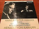 COLUMBIA SAX 2328 BLUE/SILVER *KARAJAN RICHTER-HAASER* BRAHMS PIANO CONCERTO #2