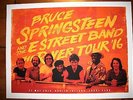 Bruce Springsteen River tour 2016 concert poster Dublin Ireland limited edition.