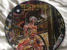 IRON MAIDEN SOMEWHERE IN TIME PIC DISC NEAR MINT