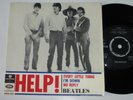 Mega rare The Beatles EP Help  Parlophone GEOS 234 Sweden dark blue VG+/VG++
